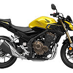 Honda CB500F Pearl Dusk Yellow